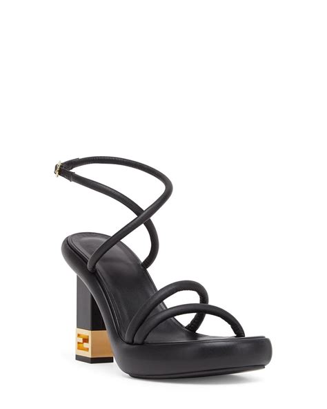 fendi baguette sandal|fendi block heel sandals.